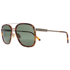 Police Aviator^Sunglasses SPLC49 Lewis 21 09HW Shiny Red Havana Green