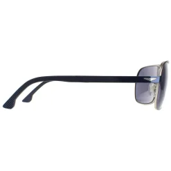 Police Square|Police^Sunglasses SPLC36 Tailwind Evo 2 502B Matte Palladium W Blue Pa