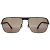 Police Square|Police^Sunglasses SPLC36 Tailwind Evo 2 0568 Shiny Gunmetal Grey Green