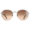 Police Round|Police^Sunglasses SPL971C Tuxedo 2 579K Palladium Silver Silver Mirror