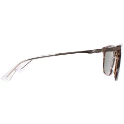 Police Square|Police^Sunglasses SPLD47 Code 4 09N3 Shiny Striped Brown Green