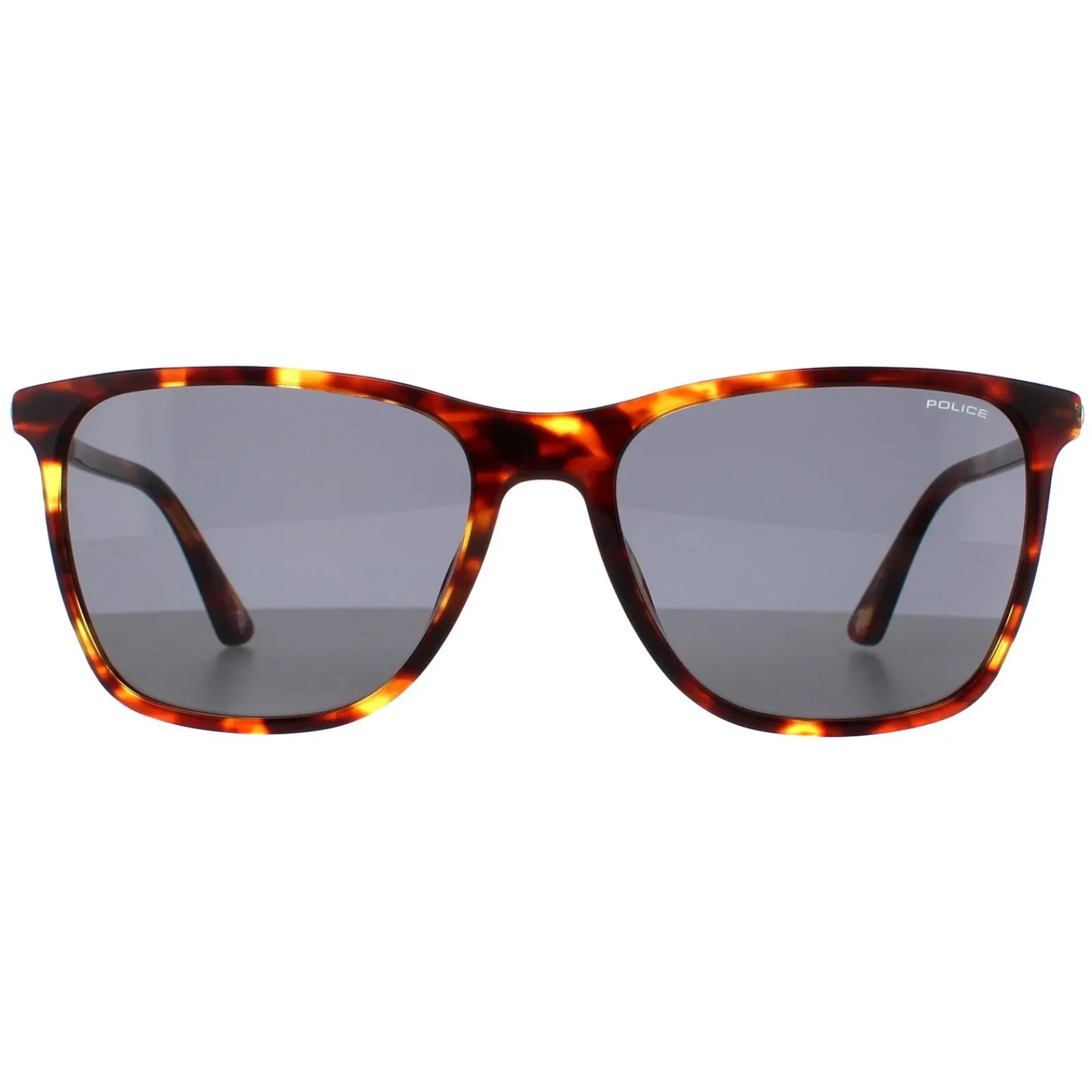 Police Rectangle|Police^Sunglasses SPLD45 Origins 46 08XW Medium Shiny Havana Grey Gree