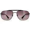Police Rectangle|Police^Sunglasses SPLD44 Origins 45 0584 Shiny Gunmetal Grey Smoke Gre