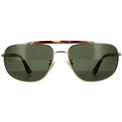 Police Rectangle|Police^Sunglasses SPLD44 Origins 45 0349 Shiny Gold Green