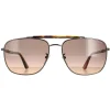 Police Aviator|Police^Sunglasses SPLD43 Origins 44 584K Shiny Gunmetal Matte Smoke Gr