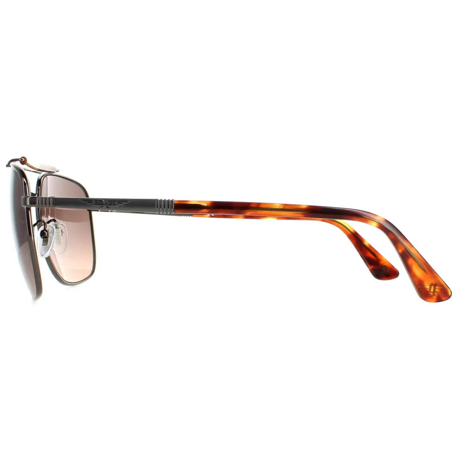 Police Aviator|Police^Sunglasses SPLD43 Origins 44 584K Shiny Gunmetal Matte Smoke Gr
