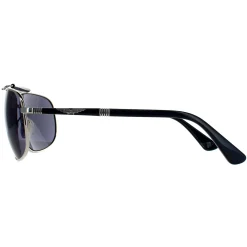 Police Rectangle|Police^Sunglasses SPLD44 Origins 45 E70B Shiny Palladium Blue Blue Mir