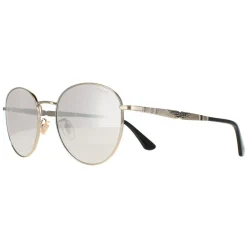 Police Round|Police^Sunglasses SPLE07 Origins Nineties 1 8FFX Shiny Grey Gold Smoke
