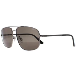 Police Aviator|Police^Sunglasses SPLE04 Roadie 2 0509 Shiny Ruthenium Grey Green
