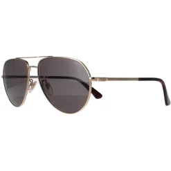 Police Aviator|Police^Sunglasses SPLE25 Roadie 3 300 Shiny Total Rose Gold Grey Green