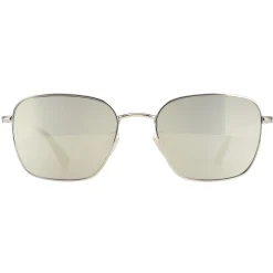 Police Square|Police^Sunglasses SPLE03 Roadie 1 8FEX Shiny Camel Brown Smoke Silver