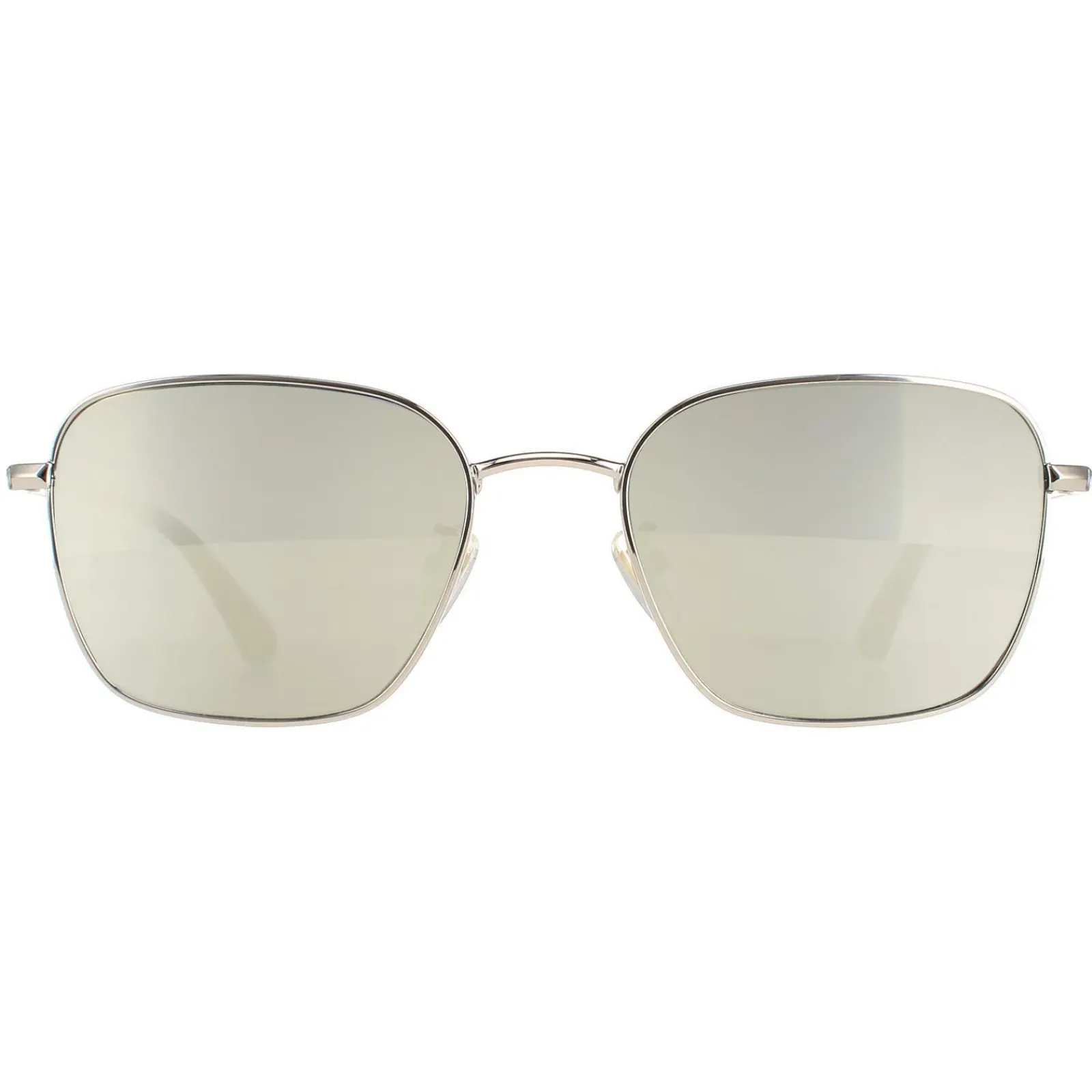 Police Square|Police^Sunglasses SPLE03 Roadie 1 8FEX Shiny Camel Brown Smoke Silver