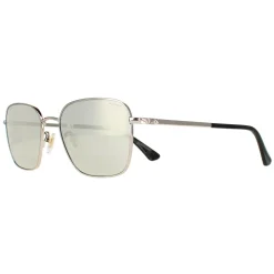 Police Square|Police^Sunglasses SPLE03 Roadie 1 8FEX Shiny Camel Brown Smoke Silver