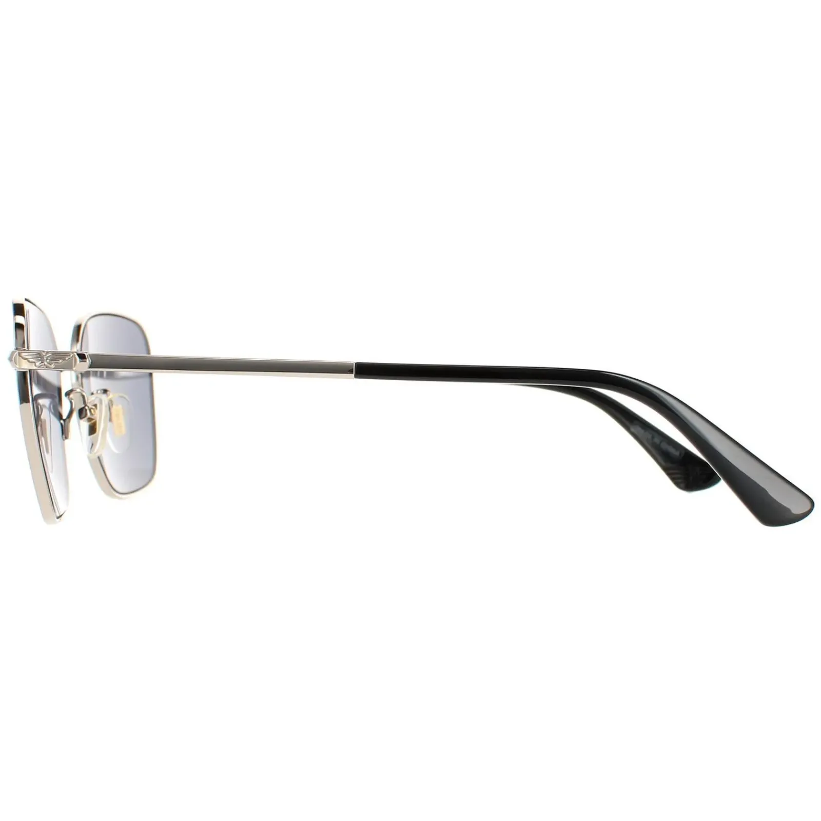 Police Square|Police^Sunglasses SPLE03 Roadie 1 8FEX Shiny Camel Brown Smoke Silver