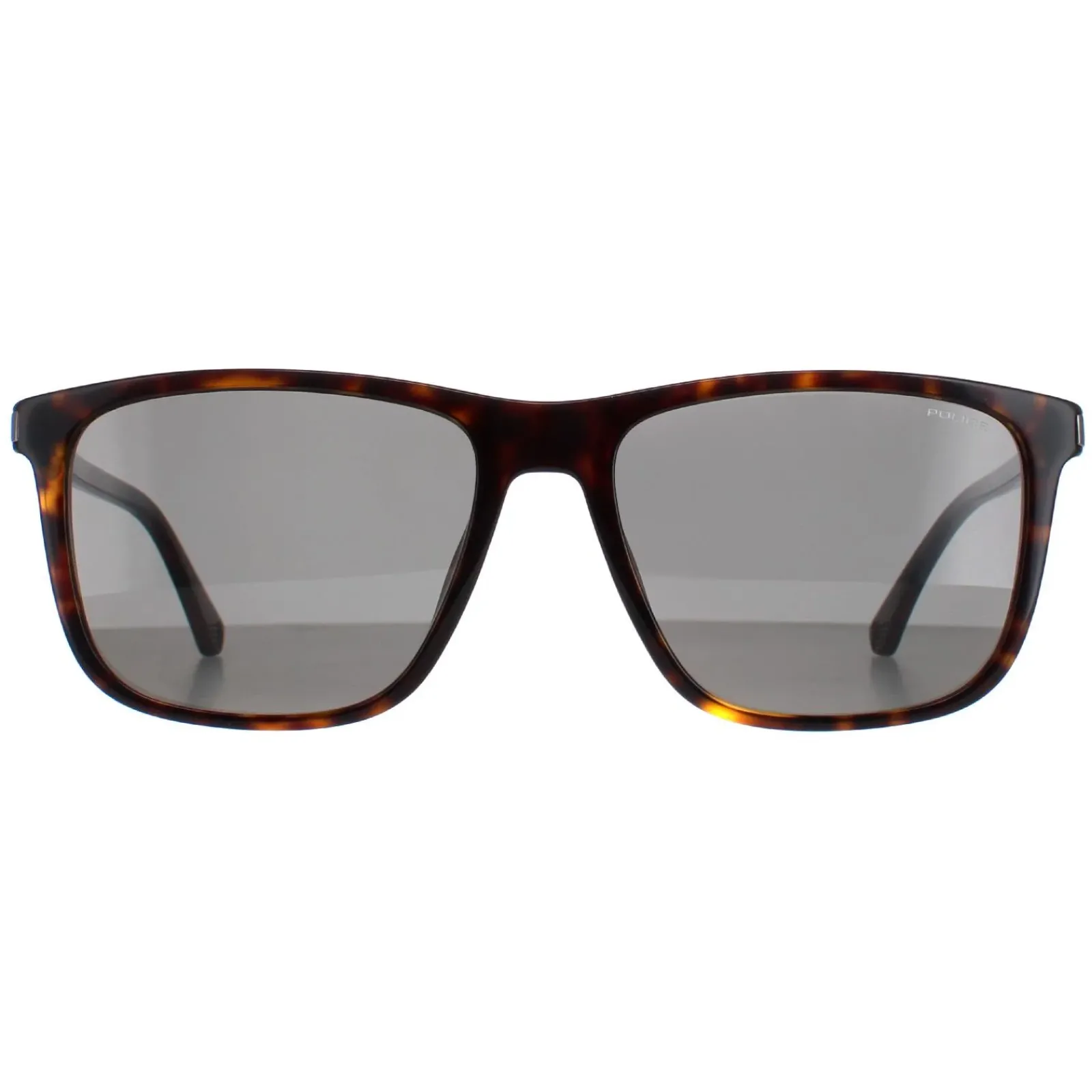 Police Rectangle|Police^Sunglasses SPLE05M 0722 Dark Havana Grey Green