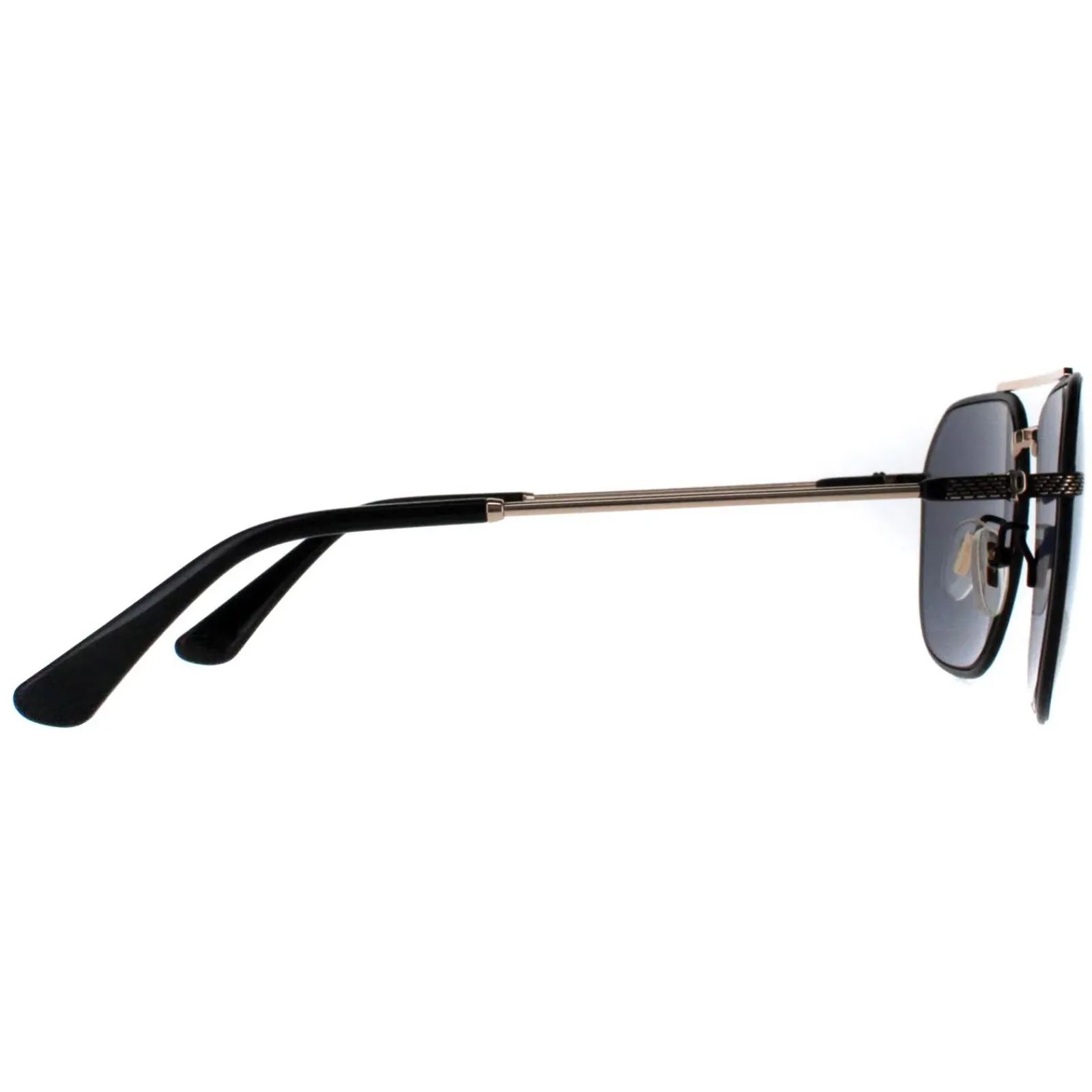 Police Aviator|Police^Sunglasses SPLF64 Octane 1 300B Shiny Pink Gold Smoke Mirror Bl