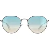 Police Aviator|Aviator^Sunglasses SPLF14 Urban 7 509B Shiny Ruthenium Smoke Mirror Sil