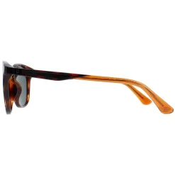 Police Round|Police^Sunglasses SPLF18E 978P Shiny Dark Havana Green Polarized