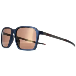 Police Square|Police^Sunglasses SPLL16 Solstice 5 V78X Semi Matte Ruthenium Blue Bro