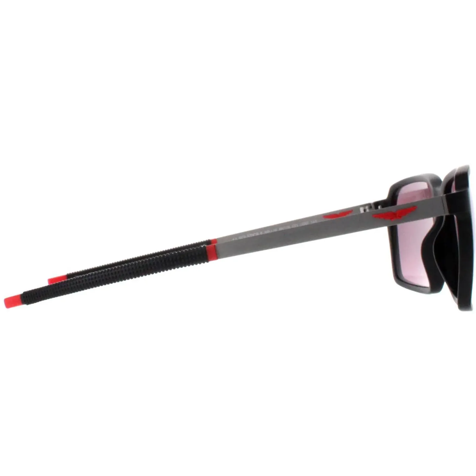Police Square|Police^Sunglasses SPLL16 Solstice 5 U28Z Matte Black Pink Multilayer W