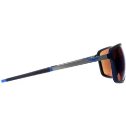 Police Square|Police^Sunglasses SPLL15 Solstice 4 V78B Semi Matte Ruthenium Blue Bro