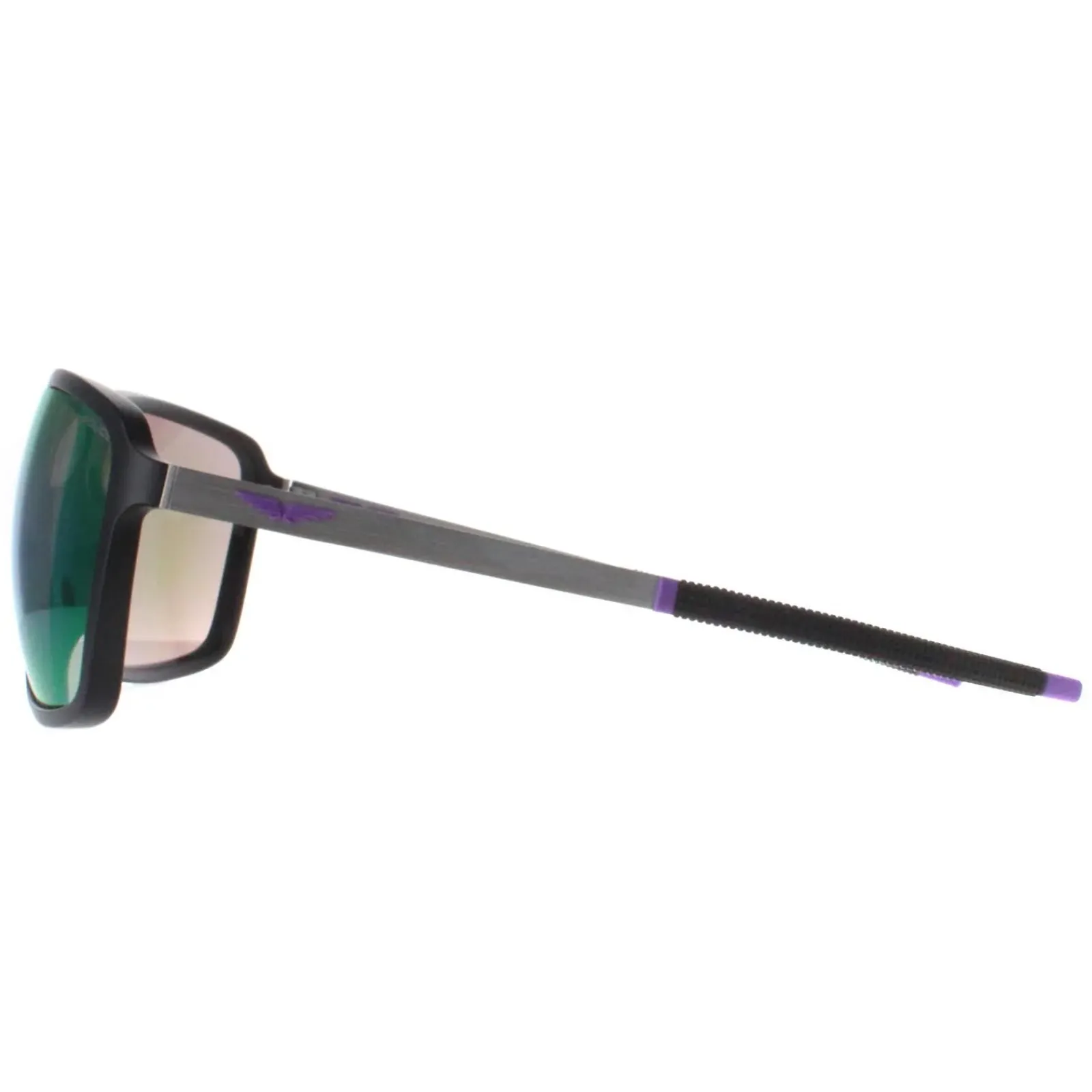 Police Square|Police^Sunglasses SPLL15 Solstice 4 U28Z Matte Black Brown Mirror Viol