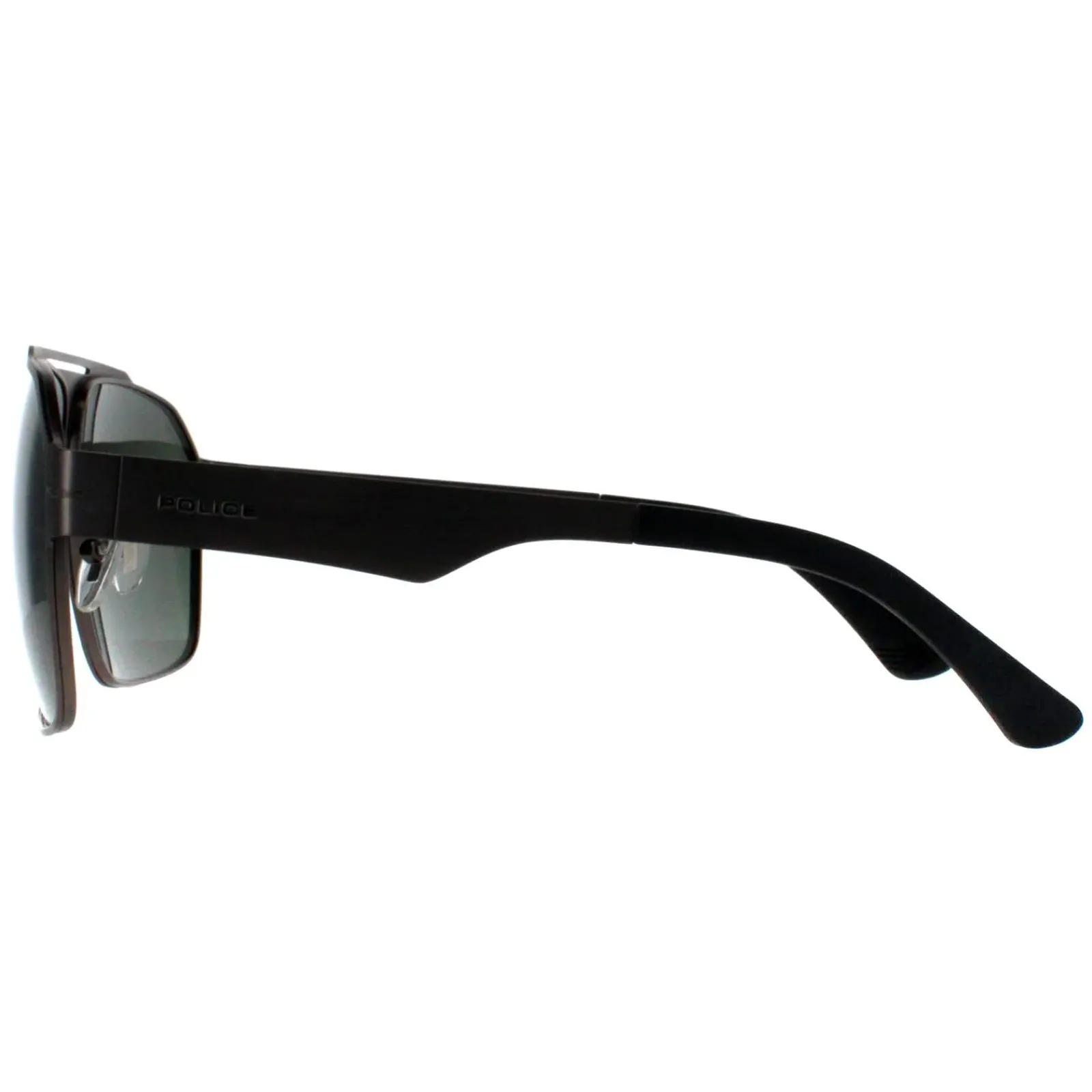 Police Polarised|Aviator^Sunglasses SPLL08 Summit 1 I47P Matte Satinised Bakelite Grey G