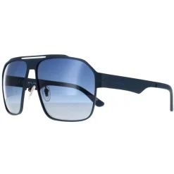 Police Aviator|Police^Sunglasses SPLL08 Summit 1 S72P Matte Blue Blue Gradient