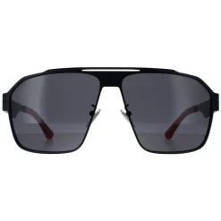 Police Polarised|Aviator^Sunglasses SPLL08M Summit 1 8YZP Matte Dark Grey Smoke Polarize