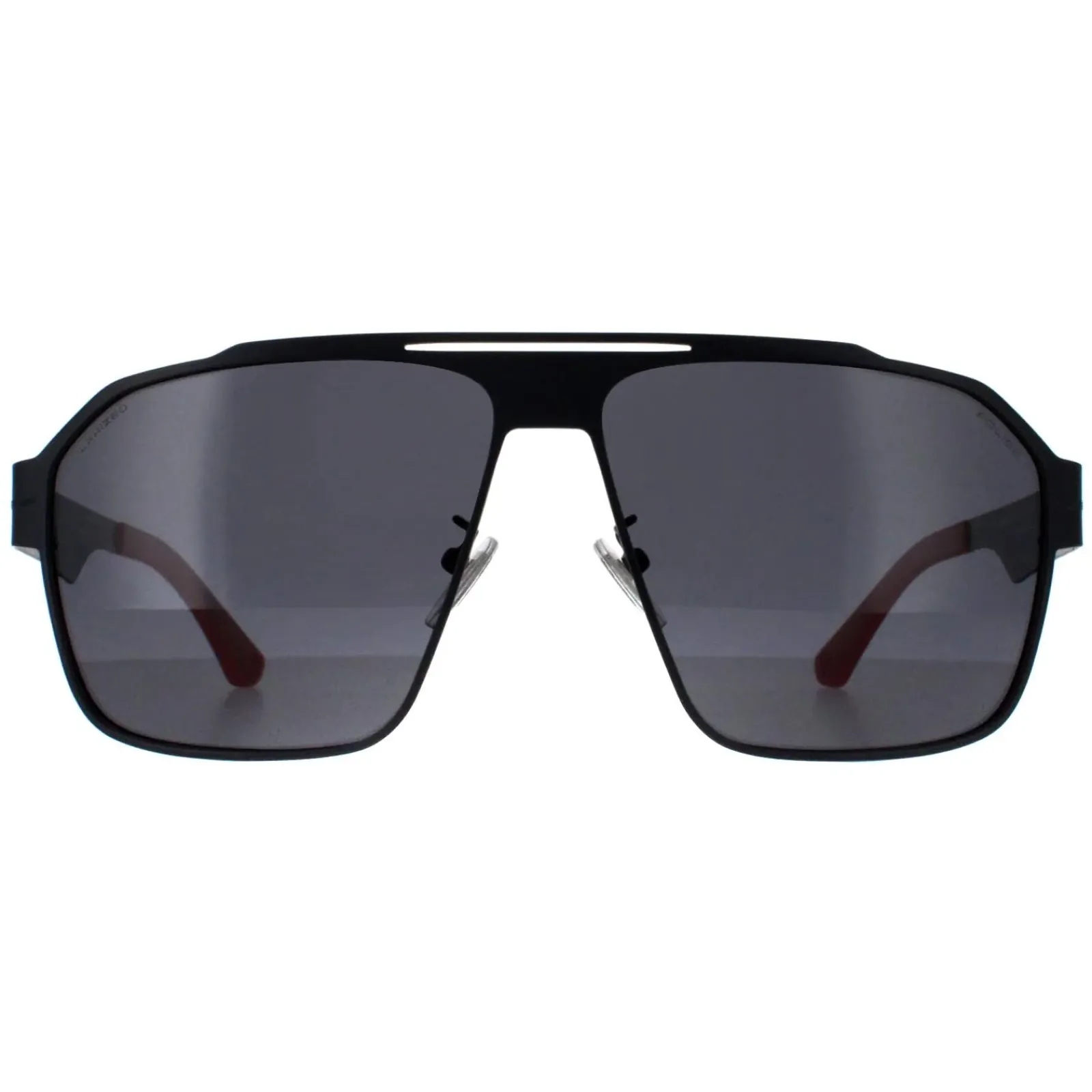 Police Polarised|Aviator^Sunglasses SPLL08M Summit 1 8YZP Matte Dark Grey Smoke Polarize