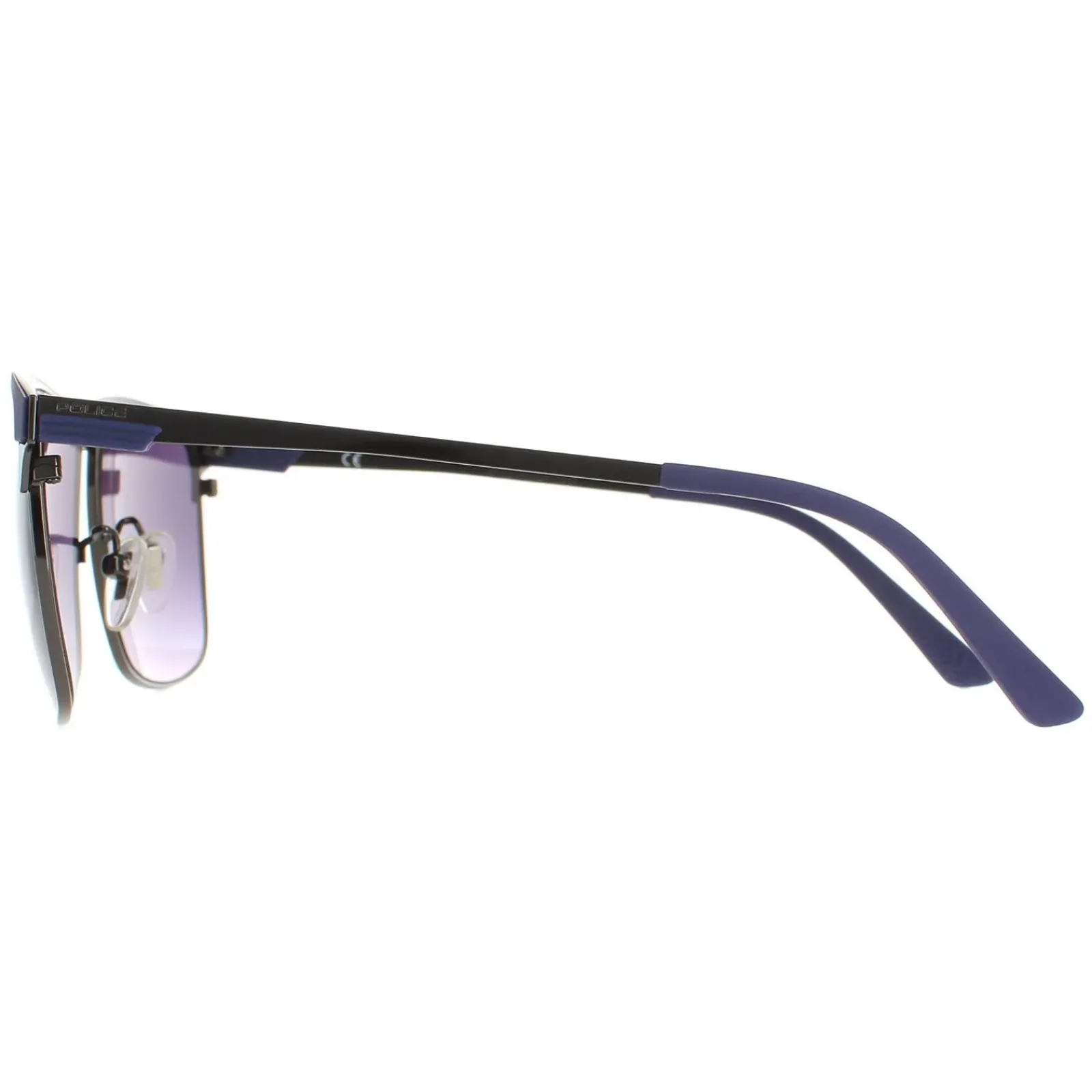 Police Police^Sunglasses SPL570N Crossover 2 0568 Matte Blue Gunmetal Blue Gr