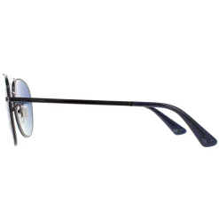 Police Polarised^Sunglasses SPL777N K53P Shiny Gunmetal Blue Gradient Polarized
