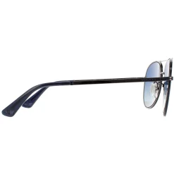Police Polarised^Sunglasses SPL777N K53P Shiny Gunmetal Blue Gradient Polarized