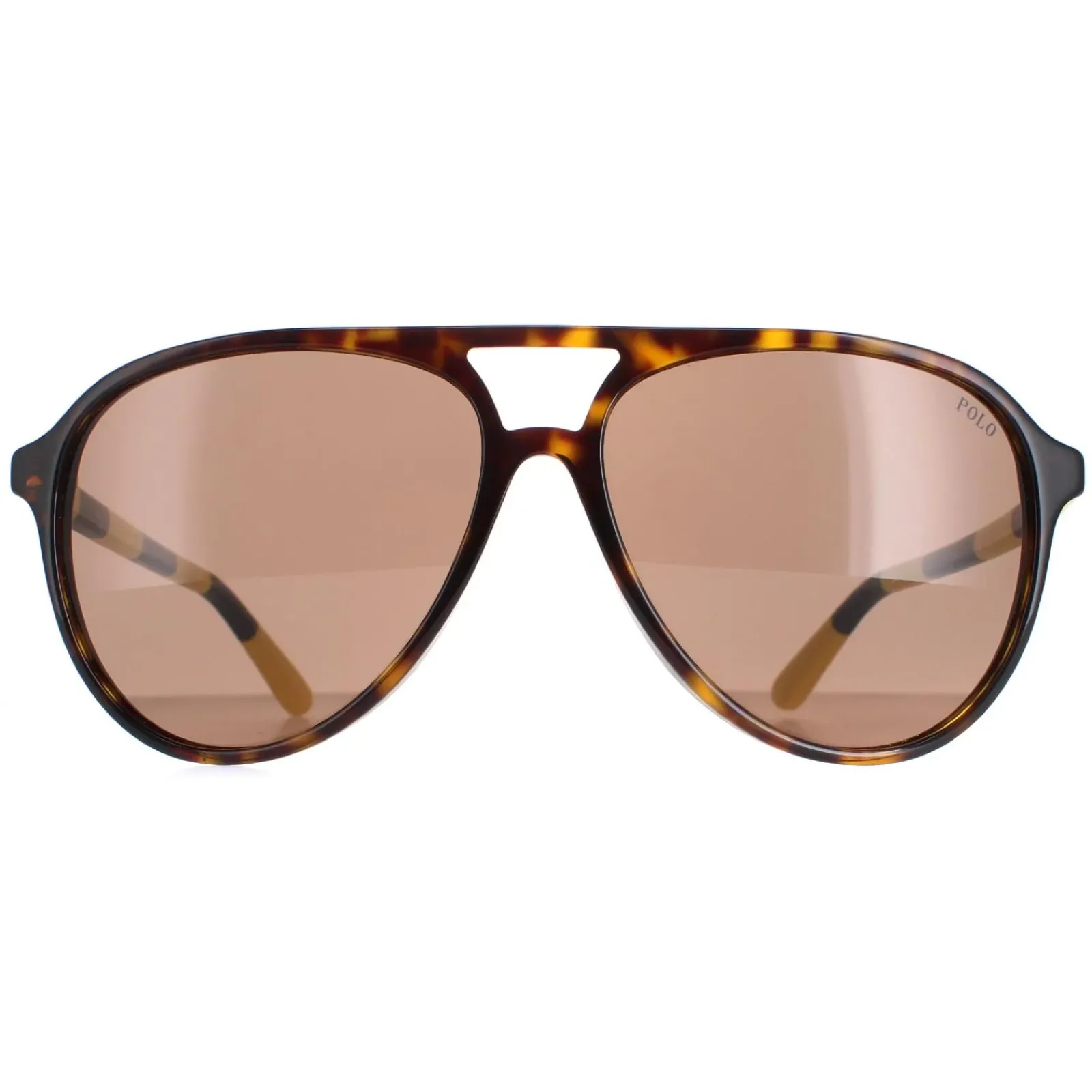 Polo Ralph Lauren Aviator^Sunglasses PH4173 500373 Shiny Dark Havana Brown