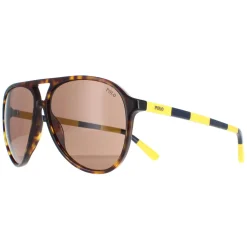 Polo Ralph Lauren Aviator^Sunglasses PH4173 500373 Shiny Dark Havana Brown