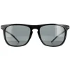 Polo Ralph Lauren Rectangle^Sunglasses PH4168 500187 Shiny Black Grey