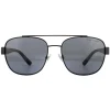 Polo Ralph Lauren Polarised|Aviator^Sunglasses PH3119 903881 Matte Black Grey Polarized