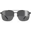 Polo Ralph Lauren Polarised|Aviator^Sunglasses PH3135 900381 Shiny Black Grey Polarized