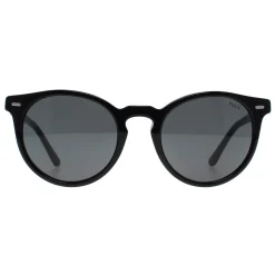 Polo Ralph Lauren Round^Sunglasses PH4151 500187 Shiny Black Dark Grey