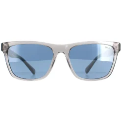 Polo Ralph Lauren Rectangle^Sunglasses PH4167 51111U Shiny Transparent Grey Ligh