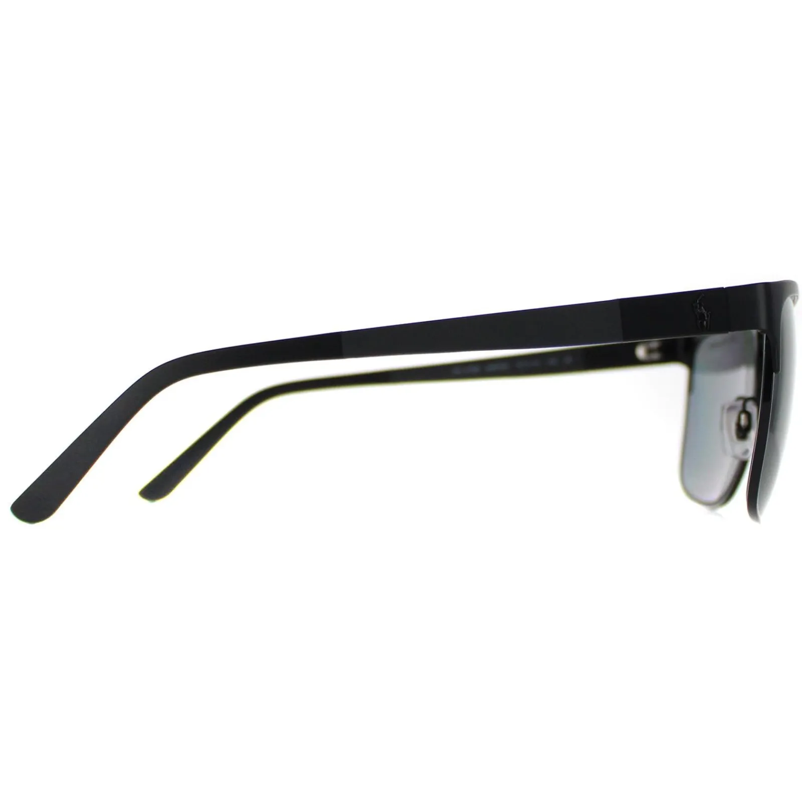Polo Ralph Lauren Polarised|Square^Sunglasses PH3128 939781 Matte Black On Shiny Black