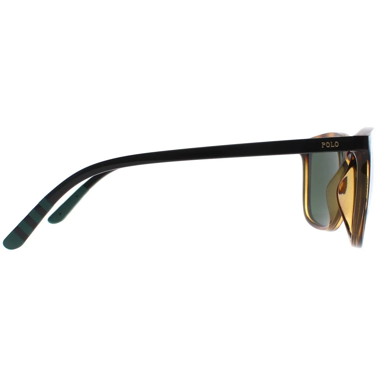 Polo Ralph Lauren Square^Sunglasses PH4185U 500371 Shiny Havana Dark Green