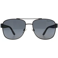 Polo Ralph Lauren Polarised|Aviator^Sunglasses PH3122 915781 Matte Dark Gunmetal Grey Po