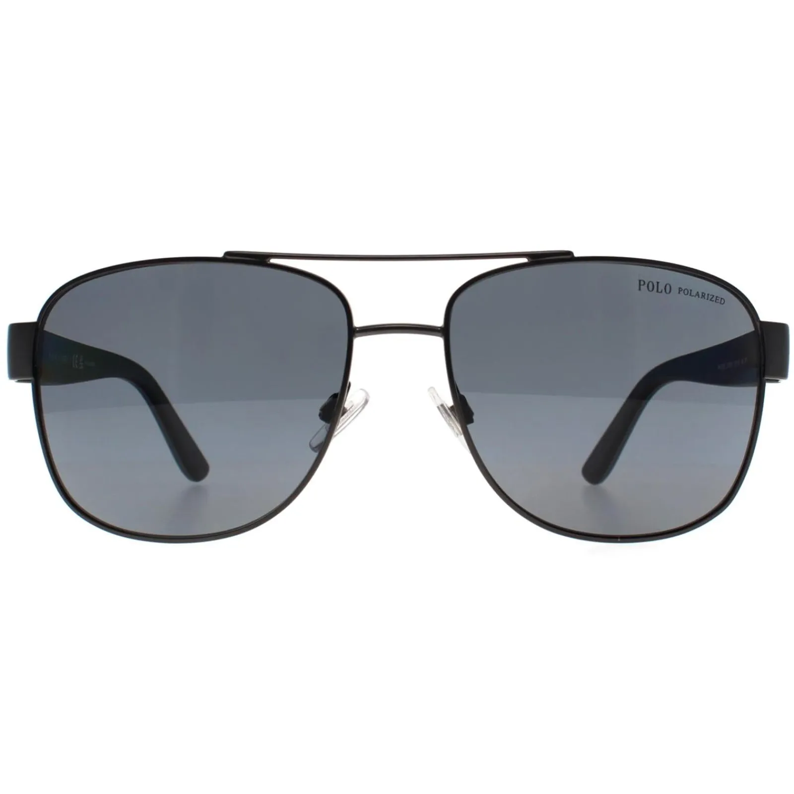 Polo Ralph Lauren Polarised|Aviator^Sunglasses PH3122 915781 Matte Dark Gunmetal Grey Po