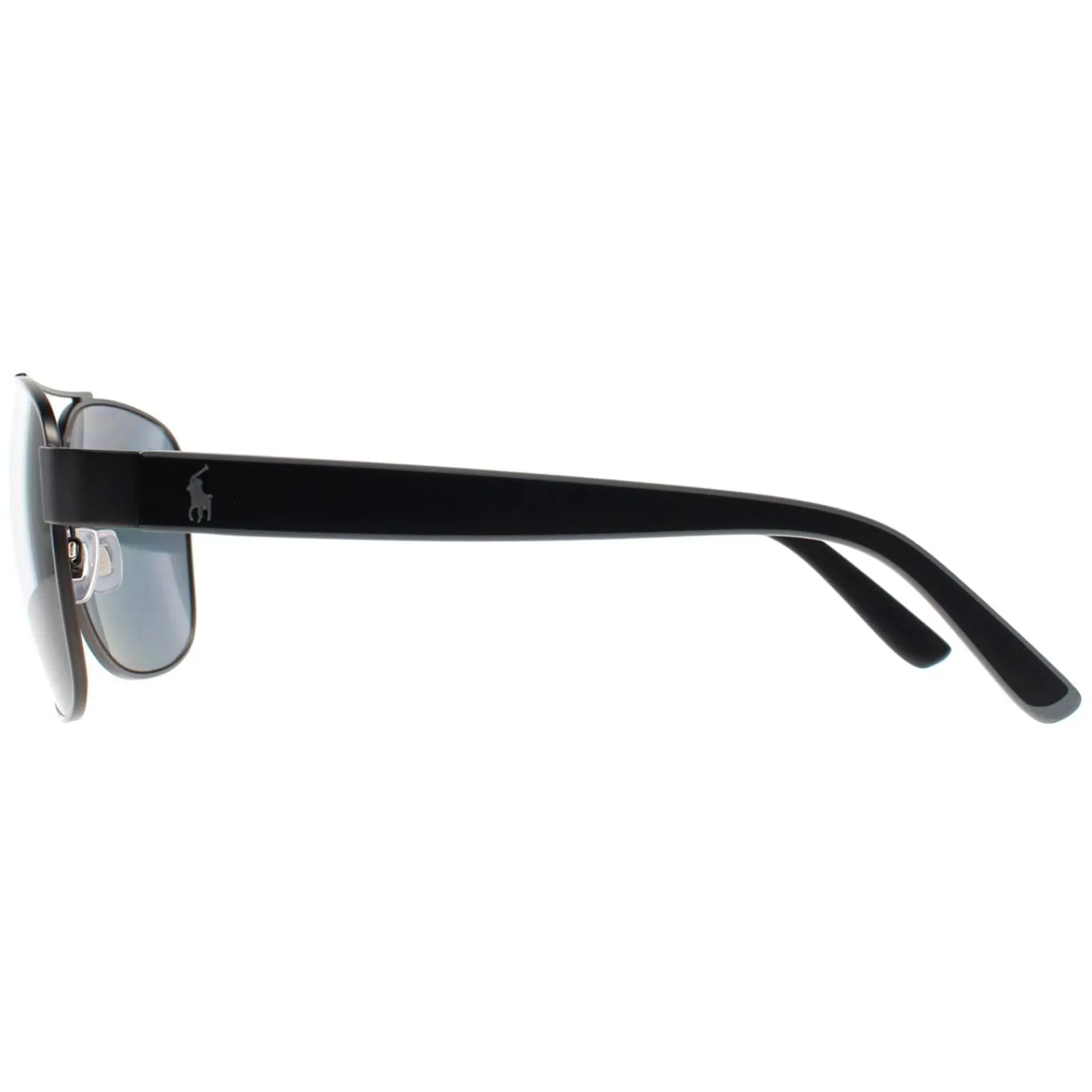 Polo Ralph Lauren Polarised|Aviator^Sunglasses PH3122 915781 Matte Dark Gunmetal Grey Po