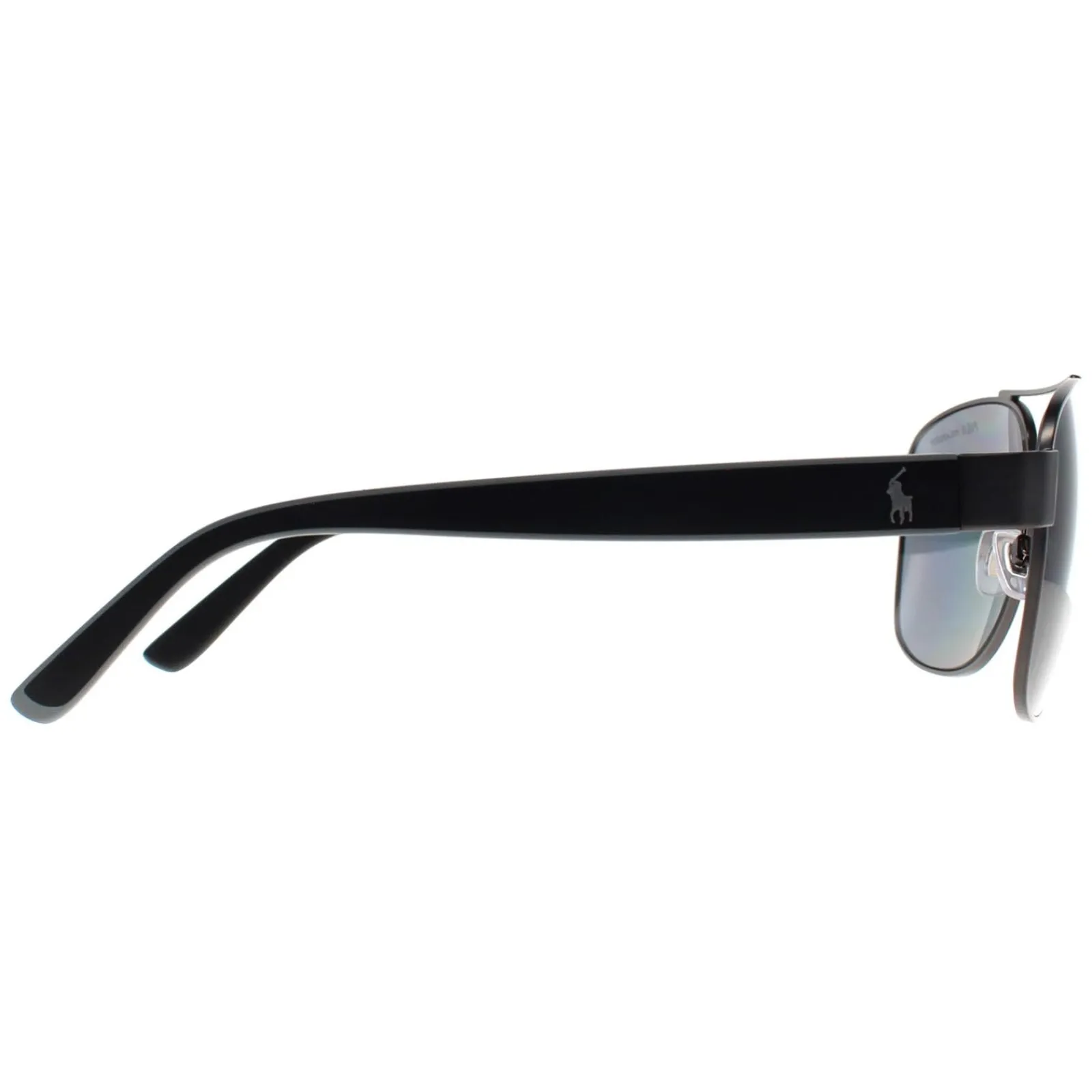 Polo Ralph Lauren Polarised|Aviator^Sunglasses PH3122 915781 Matte Dark Gunmetal Grey Po