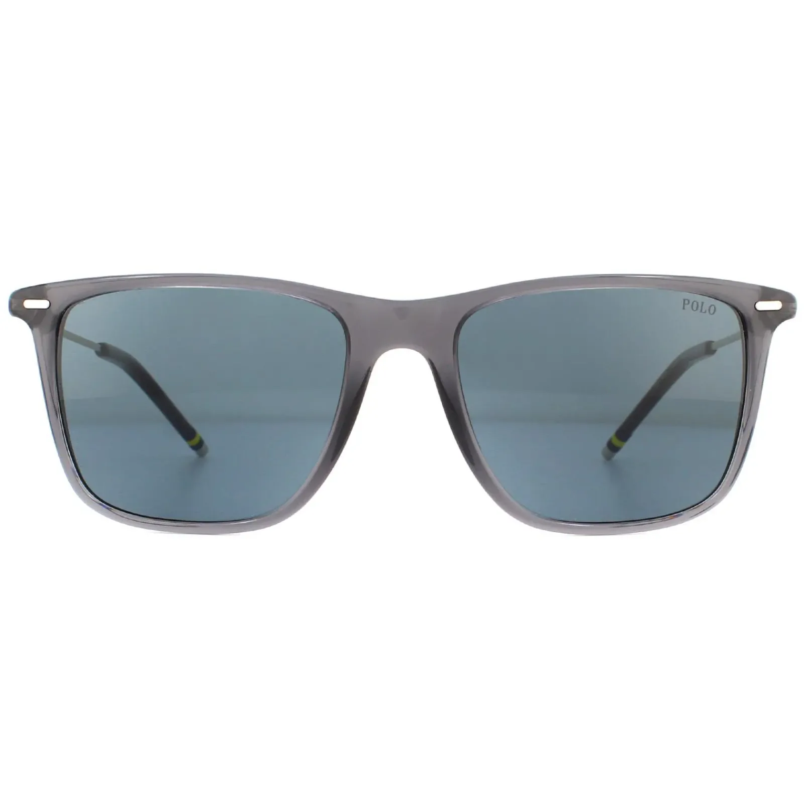 Polo Ralph Lauren Rectangle^Sunglasses PH4163 532087 Transparent Shiny Grey Grey