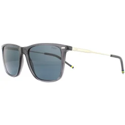 Polo Ralph Lauren Rectangle^Sunglasses PH4163 532087 Transparent Shiny Grey Grey