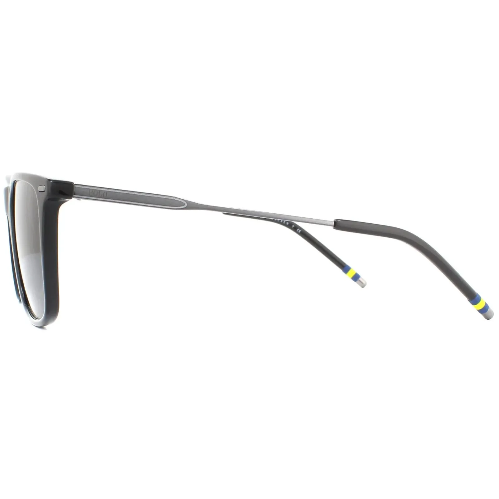 Polo Ralph Lauren Rectangle^Sunglasses PH4163 532087 Transparent Shiny Grey Grey