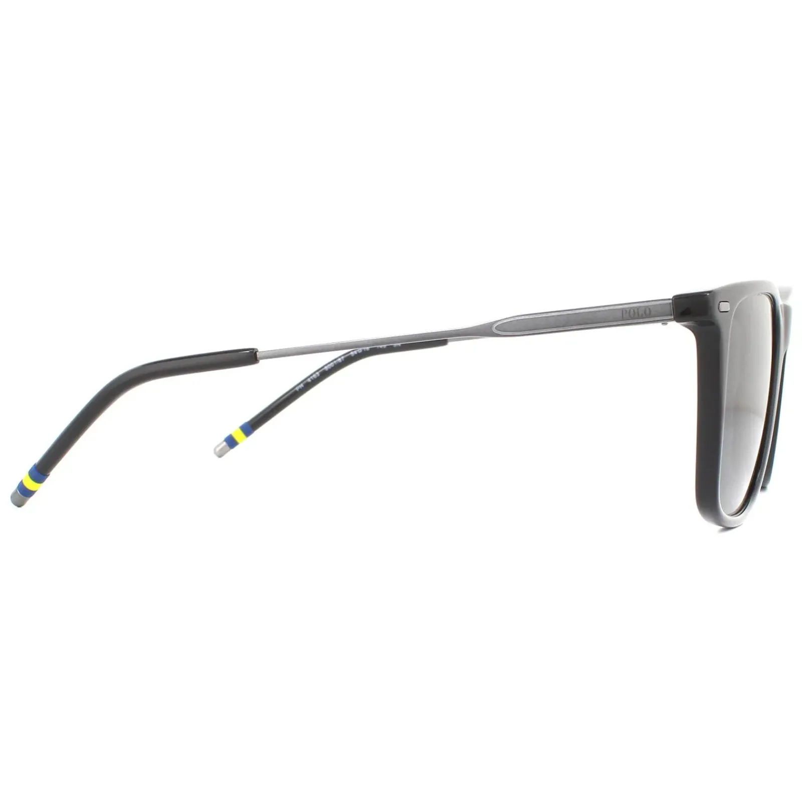 Polo Ralph Lauren Rectangle^Sunglasses PH4163 532087 Transparent Shiny Grey Grey